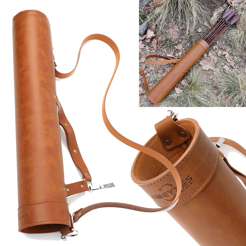 Quiver Arrow Back - 1 adet Geleneksel PU Deri Arka