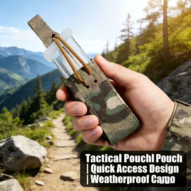 Outdoor Hunting Magazines - Taktik Tek Şarjör Kılıfı Kamuflaj Molle