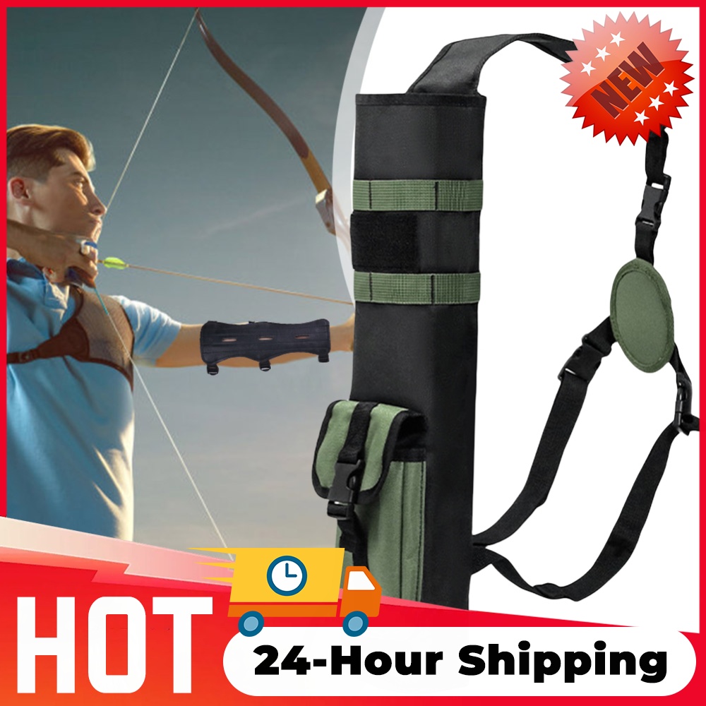 Quiver Arrow Back - Molle Sistemli Okçuluk Sadak Çantası, Çift