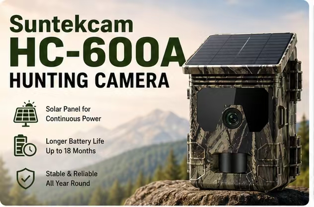 Outdoor Hunting Video Camera - Solar Wildlife 50MP 4K Video Takip