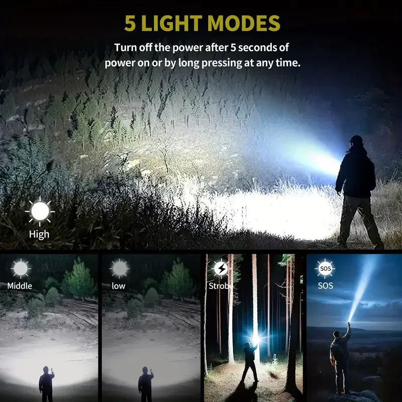 Ultra Güçlü El Feneri Odaklana - Tactical Flashlight Rechargeable incelemesi ve fiyatı