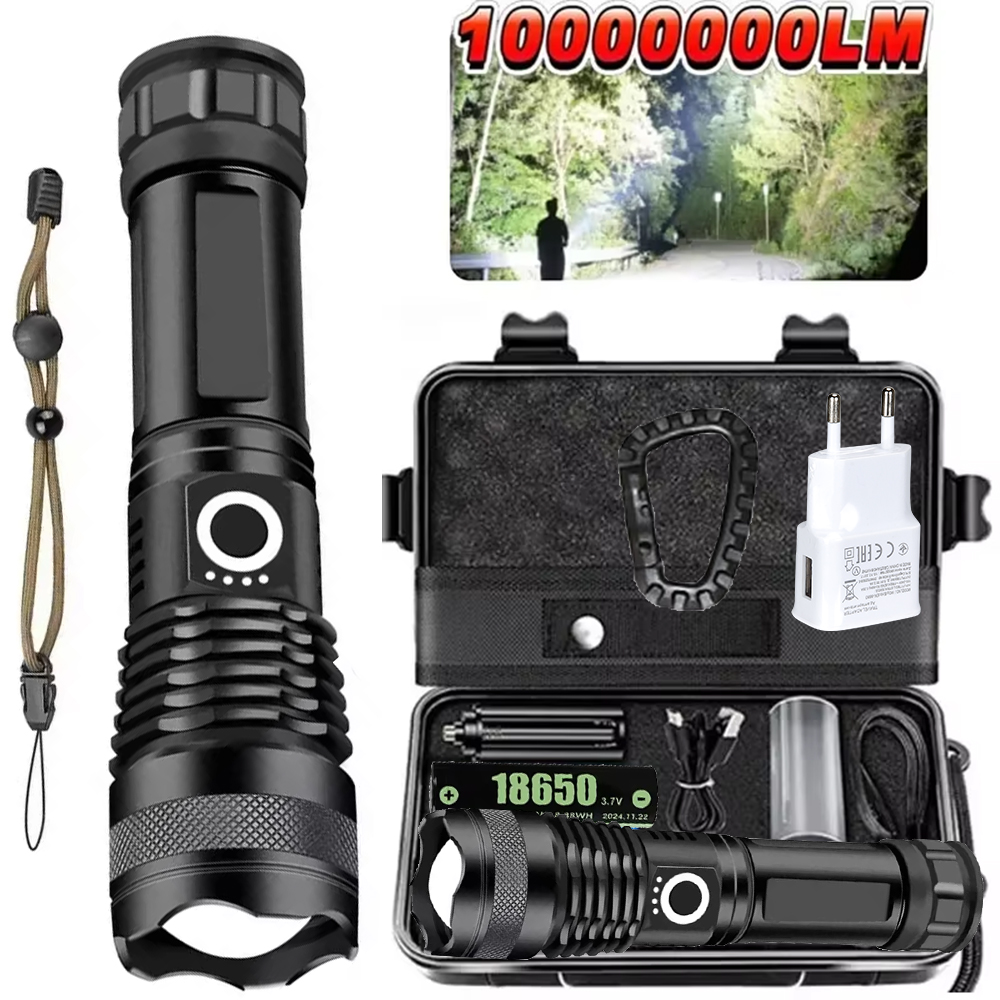 Yüksek Güçlü LED El Feneri Şar - Tactical Flashlight Rechargeable incelemesi ve fiyatı