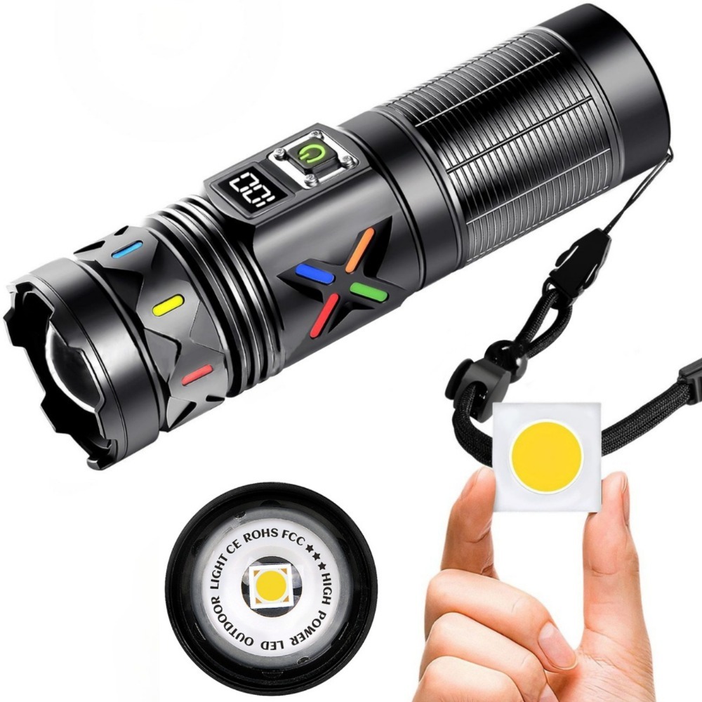 Yüksek Güçlü LED El Feneri Tel - Tactical Flashlight Rechargeable incelemesi ve fiyatı