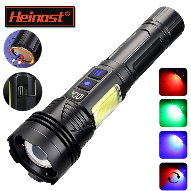 Güçlü LED El Feneri USB Şarj E - Tactical Flashlight Rechargeable incelemesi ve fiyatı